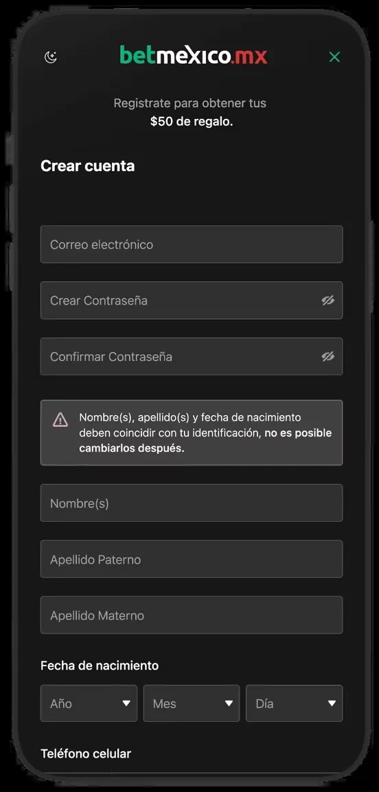 Account form with email, name and phone Account form with email, name and phone