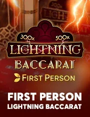 First Person Lightning Baccarat · Evolution